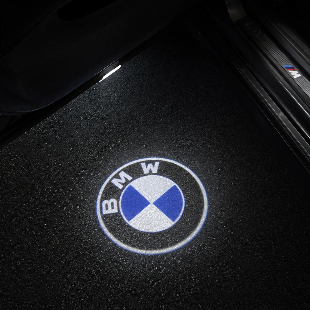 BMW LED Door Projectors — M Logo or BMW Roundel | Plug & Play, No Coding Required